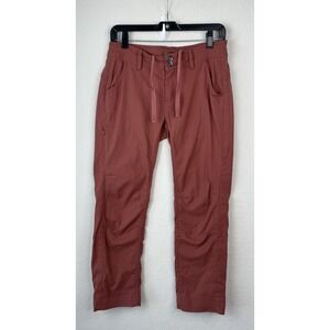 Prana Women's Rust Red hiking/ everyday  pants- size 4
